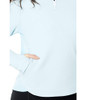 229350-459 SPYDER WOMEN'S ASPIRE HOODY L FROST WHITE MELANGE New