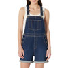 AMAZON ESSENTIALS WOMENS MEDIUM STRETCH DENIM SHORT DOVERALLS - 2XL - DARK WASH New