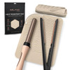 MILAYA BEAUTY LARGE HEAT RESISTANT MAT CURLING IRON HOLDER & FLAT IRON HOLDER