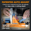 BORA Automatic Pocket Hole Jig with 50 Color-Coated Screws