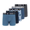 HURLEY MENS 5 PACK STRETCH BOXER BRIEFS XL - LANIAKEA COMBO New