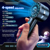 2PCS PORTABLE HANDHELD TURBO FAN 7000RPM HIGH-SPEED MOTOR RECHARGEABLE AAOLIN G2