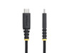 StarTech 6ft (1.8m) USB-C Charging Cable, 240W (5A) PD EPR, Dual-Layer