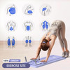 FITSUPPORT PILATES BOARD FULL-BODY WORKOUT TRAINER WITH AUTOMATIC REBOUND PURPLE