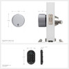 YALE AUGUST WI-FI SMART LOCK KEYPAD TOUCH DIGITAL FINGERPRINT AUG-SL05-K03-S01