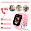 OKYUK 4G KIDS SMART WATCH 15 EXCITING GAMES TWO-WAY CALLING FEATURE - PINK New