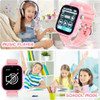 OKYUK 4G KIDS SMART WATCH 15 EXCITING GAMES TWO-WAY CALLING FEATURE - PINK New