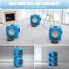 TOOLBOOX AIR SCRUBBER WITH 3-STAGE FILTRATION, 970CFM HEPA AIR SCRUBBER - BLUE