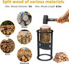 YOUNG MASTER KINDLING SPLITTER, CAST STEEL WOOD SPLITTER - BLACK