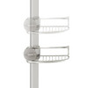 SIMPLEHUMAN SHOWER CADDY MATT STAINLESS STEEL + ANODISED ALUMINIUM - BT1109 New