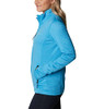 COLUMBIA WOMEN'S PARK VIEW GRID FULL ZIP FLEECE JACKET SIZE M BLUE CHILL HEATHER New