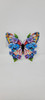 SANTA'S WORKSHOP INC 8" IRON BUTTERFLY PLAQUE - MULTI New