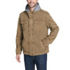 LM8RC364 LEVIS MEN'S WASHED COTTON HOODEDJACKET SIZE: M - KHAKI/SHERPA LINED New
