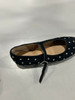 AMAZON ESSENTIALS STUDDED BLACK SHOES SIZE 9 - SIZE: WOMEN 9 (AU/UK W7)  - BLACK