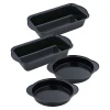 HELL'S KITCHEN 4 PC BAKEWARE SET - BLACK