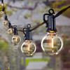 BRIGHTOWN OUTDOOR STRING LIGHTS 209FT G40 LED GYPC-O100LAU - BLACK