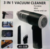 GENERIC 3-IN-1 POWERFUL CORDLESS HANDHELD VACUUM & BLOWER - BLACK
