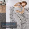 DEGREES OF COMFORT WEIGHTED BLANKET 25 POUNDS QUEEN SIZE WITH REMOVABLE COVER