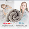 DEGREES OF COMFORT WEIGHTED BLANKET 25 POUNDS QUEEN SIZE WITH REMOVABLE COVER