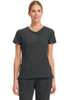 2625A Cherokee Infinity Womens Mock Wrap Scrub Top - Size M - Black