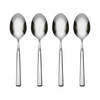 Oneida Easton Fine Flatware Dinner Spoons, Set Of 4, 7.3" L x 1.71" W227004C00