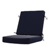 Gold Crest California Umbrella Outdoor Dining Chair Patio Seat Cushion Navy New