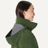 AMAZON ESSENTIALS WOMEN LIGHTWEIGHT WATERPROOF RAIN JACKET SMALL DARK GREEN New