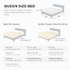 Bedsure Comforter Duvet Insert, Warm & Cozy, Machine Washable, Queen - White New