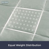 HUG BUD WEIGHTED BLANKETS - 60" X 80" - 30-LBS - KING SIZE - SILKY MINKY GRAY