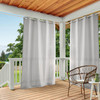TOWN & COUNTRY BASICS Cabana Solid Heavyweight Indoor Outdoor Curtains Grey New