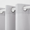 TOWN & COUNTRY BASICS Cabana Solid Heavyweight Indoor Outdoor Curtains Grey New