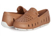 FLOAFERS KIDS PRODIGY DRIVER YOUTH 7 TODDLER TAN/BRIGHT WHITE New