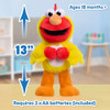 SESAME STREET CHICKEN DANCE ELMO 13 INCH PLUSH, DANCING PLUSH - RED/YELLOW