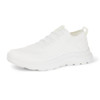AMAZON ESSENTIALS MEN'S LIGHTWEIGHT KNIT SNEAKERS SIZE MEN 10 WHITE New