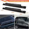 ZONETECH ZONE TECH SOFT ROOF RACK PADS HEAVY DUTY - BLACK