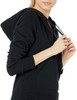 AMAZON ESSENTIALS WOMEN'S CLASSIC-FIT LONG-SLEEVE V-NECK HOODED SWEATSHIRT WRAP New