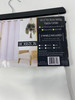 SALLY TEXTILES HOUSTON SOLID BLACKOUT WINDOW PANEL - WHITE New