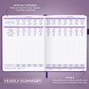 CLEVER FOX INCOME & EXPENSE TRACKER LARGE – ACCOUNTING & BOOKKEEPING - PURPLE New