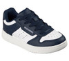 405639L SKECHERS YOUTH 12 BOYS' QUICK STREET VORTAN NAVY/WHITE New