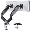 Irongear Dual Monitor Stand Adjustable Gas Spring Dual Monitor Mount#Light Wear New