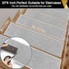 HEBE Carpet Stair Treads for Wooden Steps Indoor 15 Pack 8" X 30" New