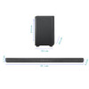 PHILIPS TAB6200 CHANNEL SOUNDBAR WIRELESS SUBWOOFER BLUETOOTH HDMI EARC - BLACK