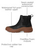 MERRELL WOMEN'S HARPER PULL ON WATERPROOF SIZE 5 - BLACK/GUM New