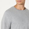 AMAZON ESSENTIALS MEN M PACK 6 SLIM FIT CREW NECK LONG SLEEVE BLACK/GRAY New