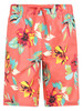 KANU SURF INFINITE MENS SWIM TRUNKS 9-INCH INSEAM BORA BORA CORAL - SIZE: XL