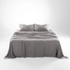 TENCEL LYOCELL EUCALYPTUS COOLING SHEET SET - GRAY - QUEEN