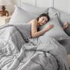 CYMULA COOLING COMFORTER QUEEN SIZE - LIGHT GRAY