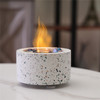 TURBRO CEMENT TABLETOP FIRE PIT - TERRAZZO