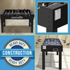SereneLife 48in Competition Sized Foosball Table, Soccer for Home, Arcade