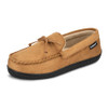ISOTONER MEN'S MICROSUEDE MOCCASIN SLIPPER - SIZE: MEN 9.5-10.5 (BROWN) New